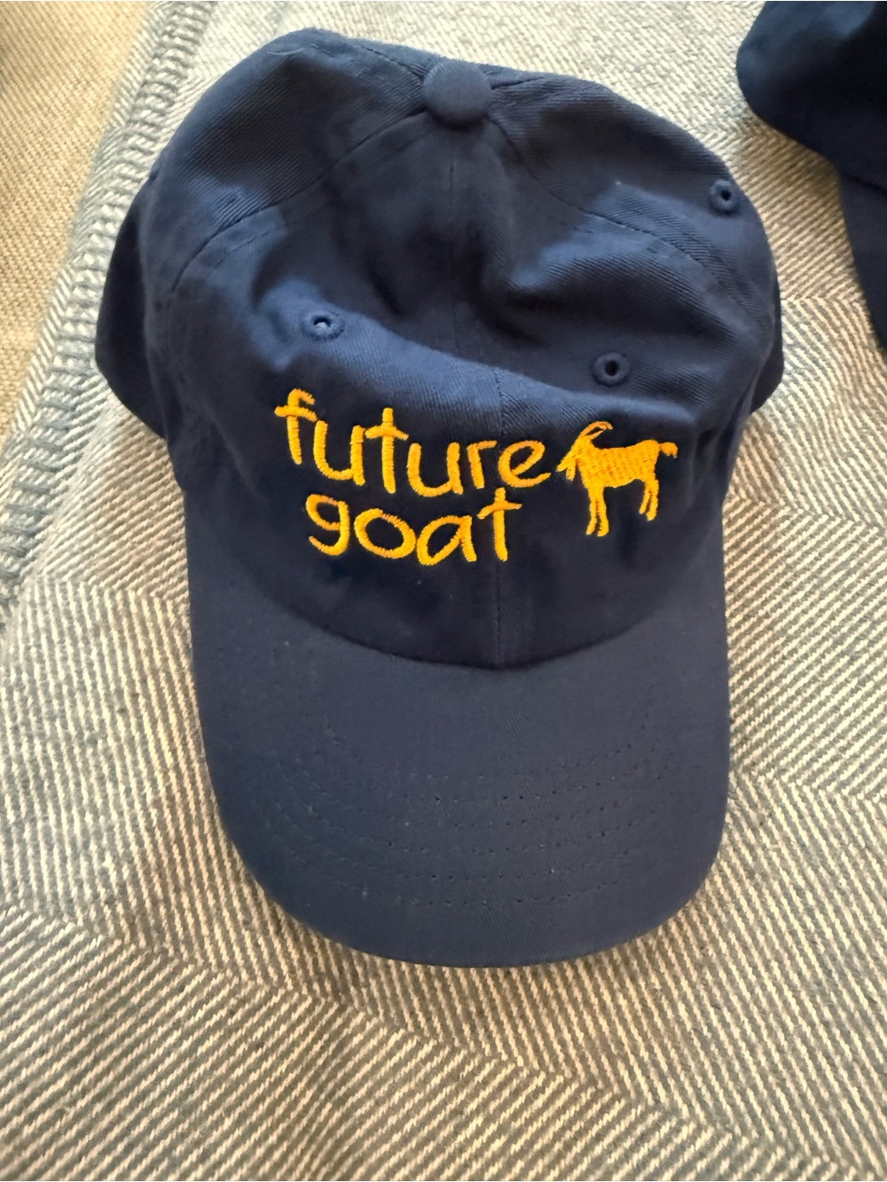 USNA Kids Navy 'Future Goat' Cap with Yellow Embroidery